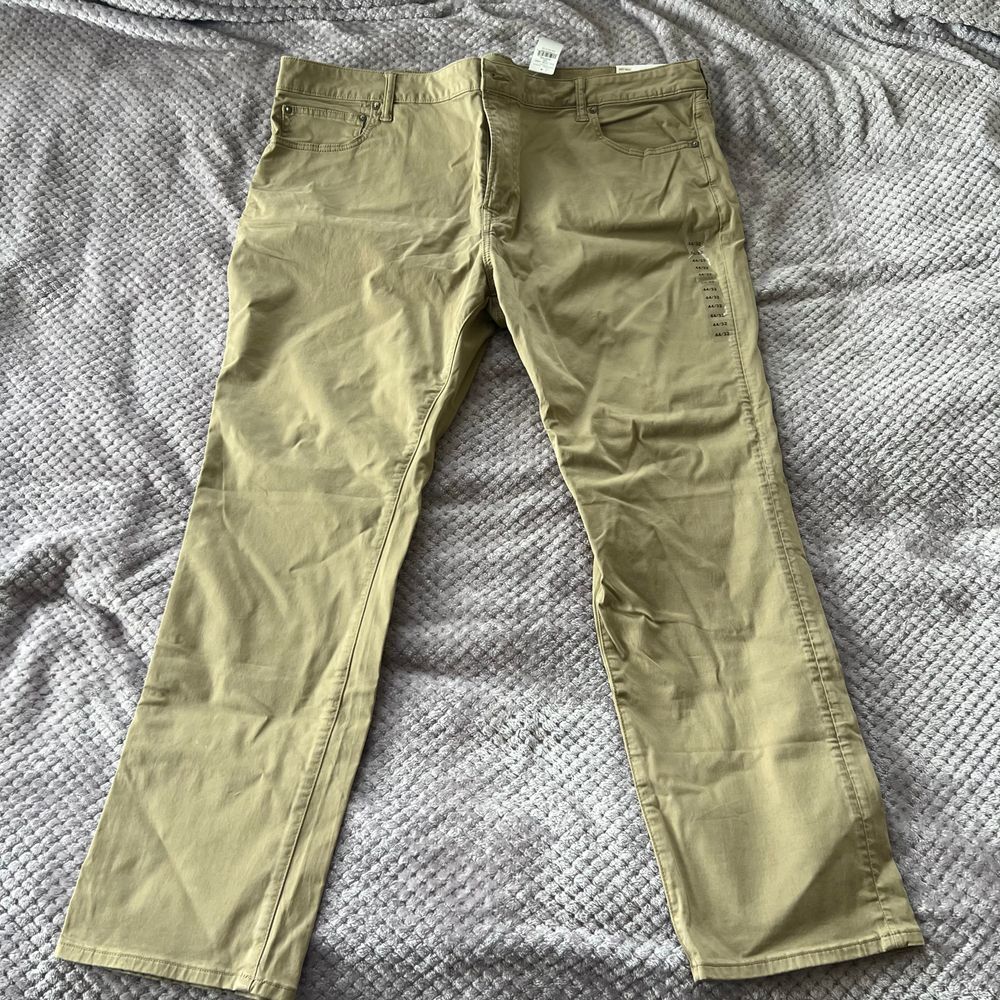 NWT American Eagle Men's Flex Khaki Chinos Pants Straight Fit Men's 44x32 XXL